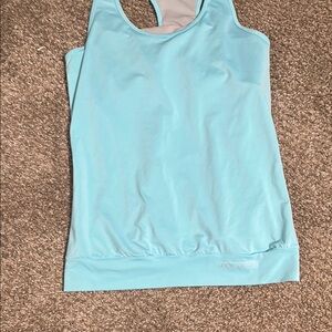 Under Armour teal Fitted Tank Top